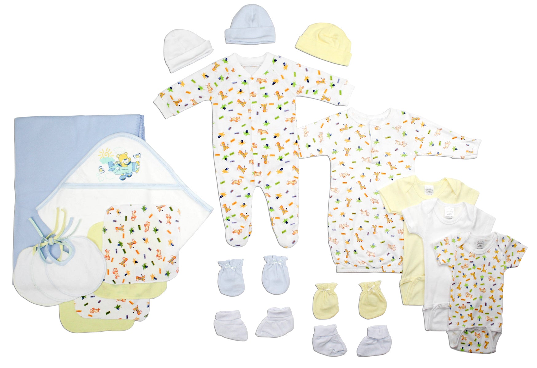 Newborn Baby Boys 21 Pc Layette Baby Shower Gift-Everyone's Marketplace