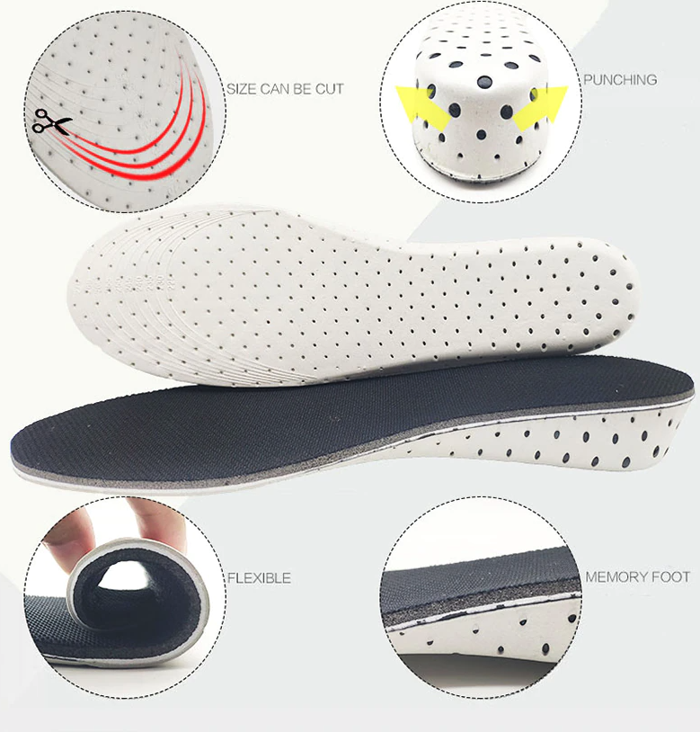 Men Women Invisible Height Increase Insoles Heel Lift Taller Shoe-Everyone's Marketplace