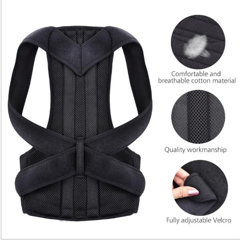 Adjustable Posture Corrector Low Back Support Shoulder Brace Belt For-Everyone's Marketplace