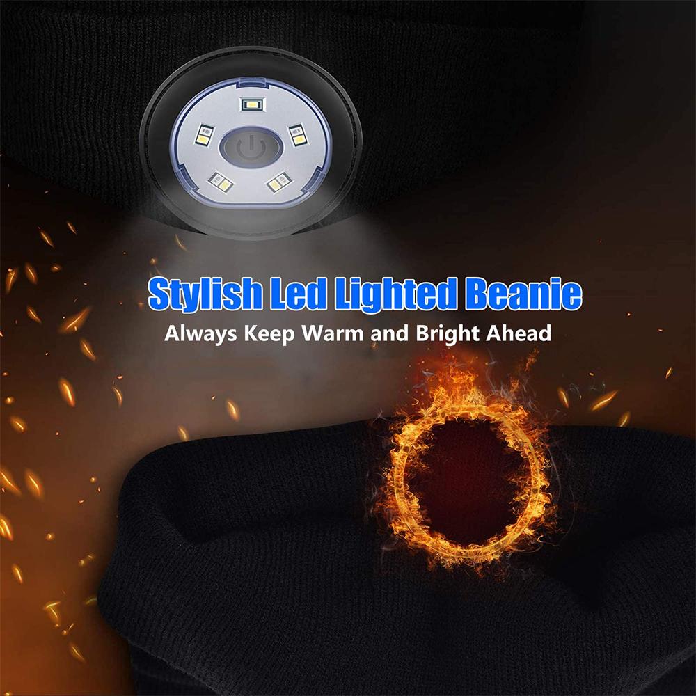 Wireless Bluetooth LED Hat with Music Speakers Light Winter Gift-Everyone's Marketplace