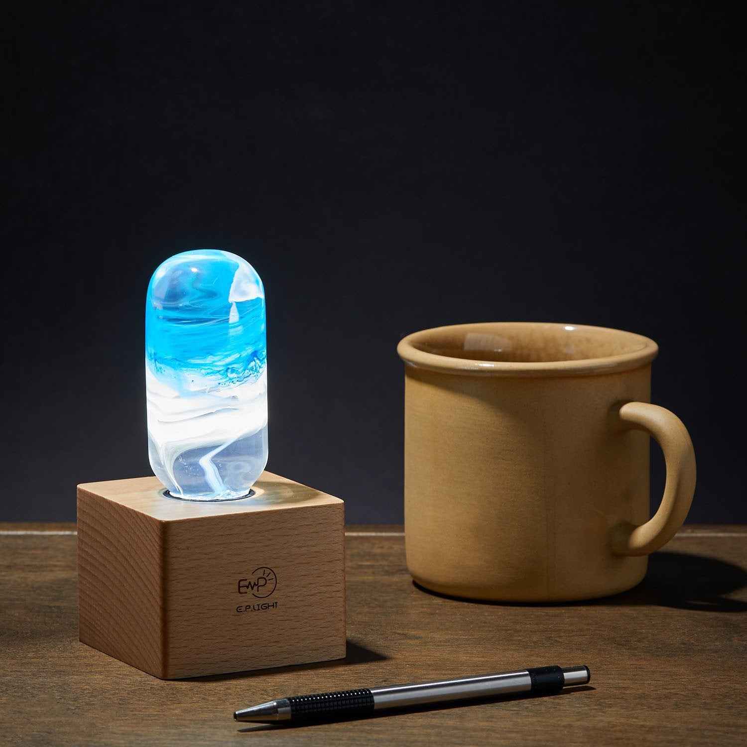 LED Lamp - Blue-Everyone's Marketplace