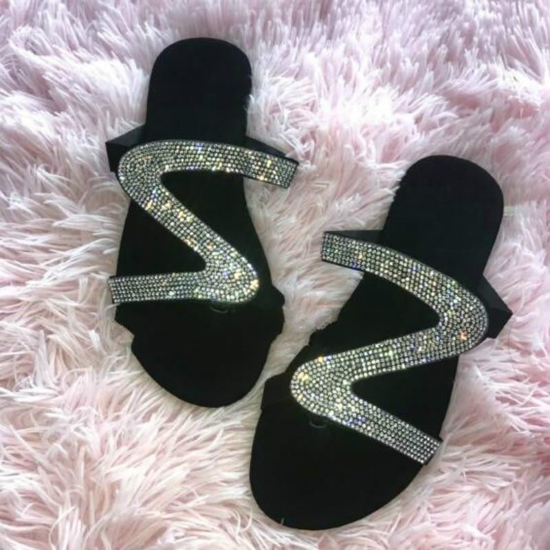 2021 Bling Bling Slides Women's Slippers for Summer Beach-Everyone's Marketplace