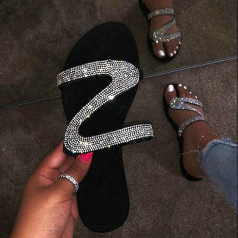 2021 Bling Bling Slides Women's Slippers for Summer Beach-Everyone's Marketplace