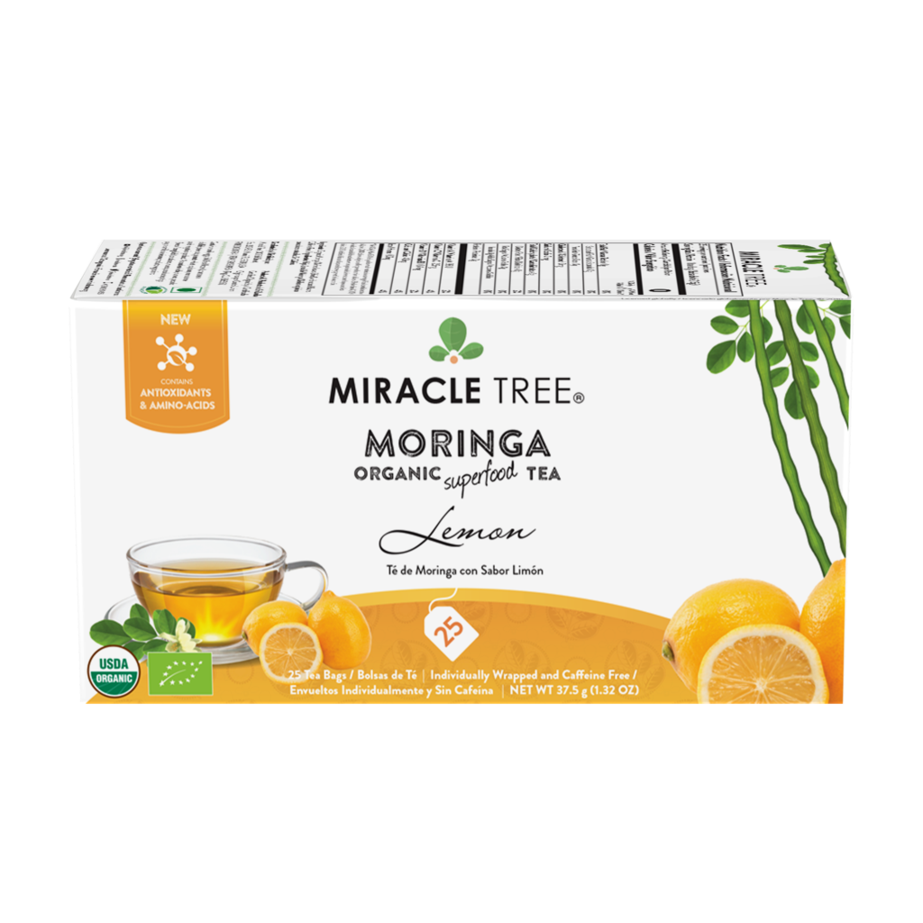 Miracle Tree's Organic Moringa Tea, Lemon-Everyone's Marketplace