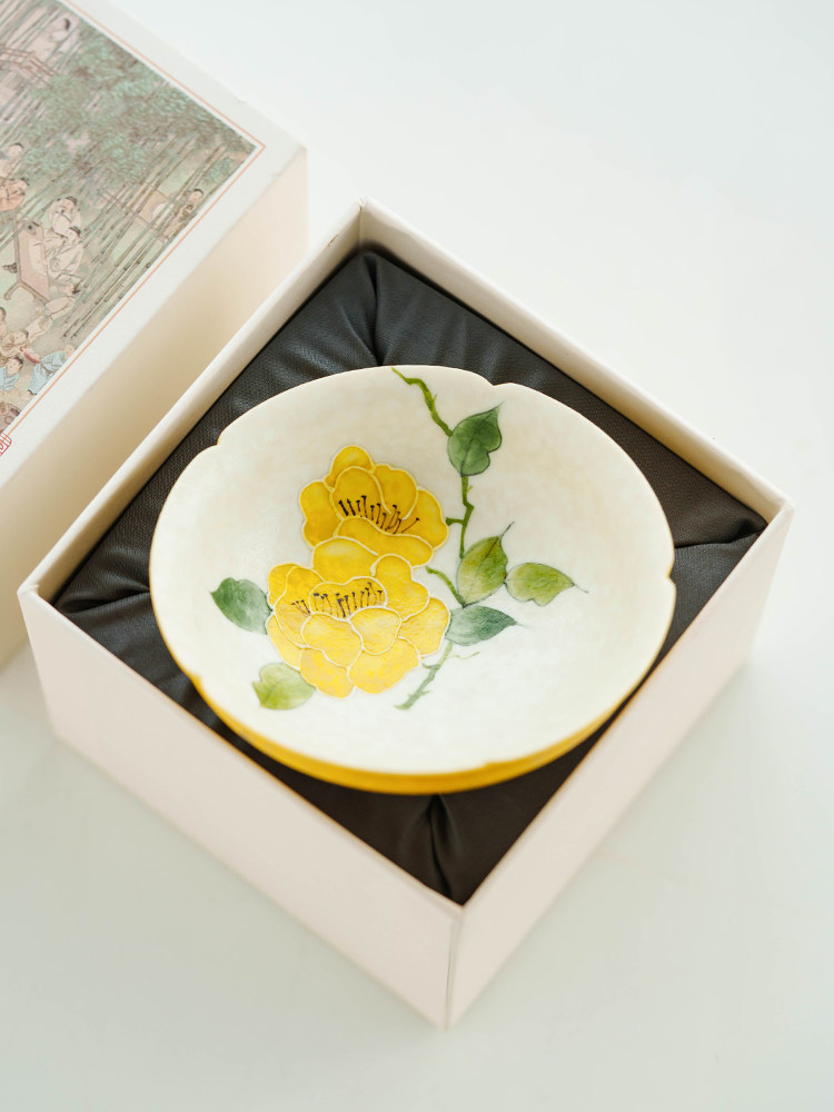 Imperial Blossom Hand-Painted Porcelain Tea Cup – Heritage Series-Everyone's Marketplace