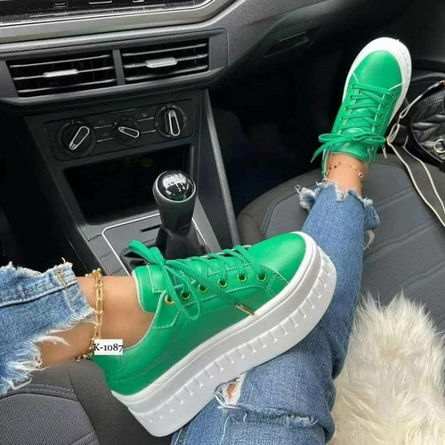 Casual Platform Women's Shoes Flat Womens Sneakers-Everyone's Marketplace