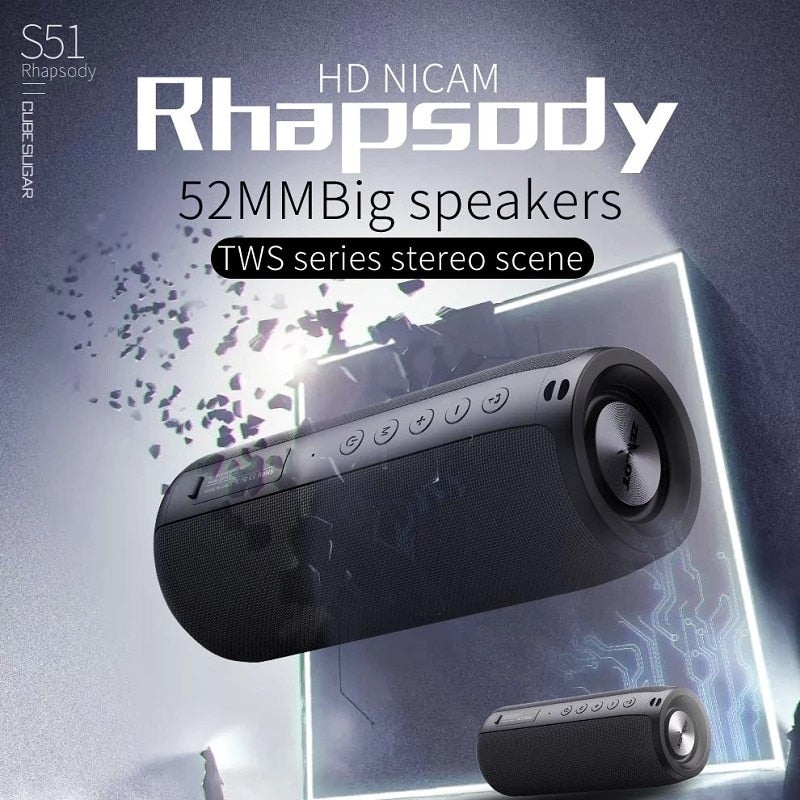 Bluetooth Portable Subwoofer Waterproof Sound Box Speaker-Everyone's Marketplace