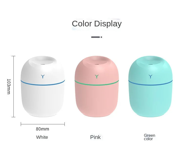 Portable Ultrasonic Humidifier USB Aroma Essential Oil Diffuser LED-Everyone's Marketplace