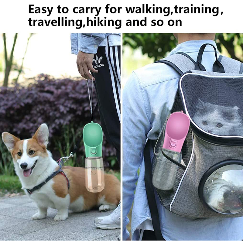Outdoor Pet Dog Feeder Bowls Cats Dogs Travel Water Dispenser Feeder-Everyone's Marketplace
