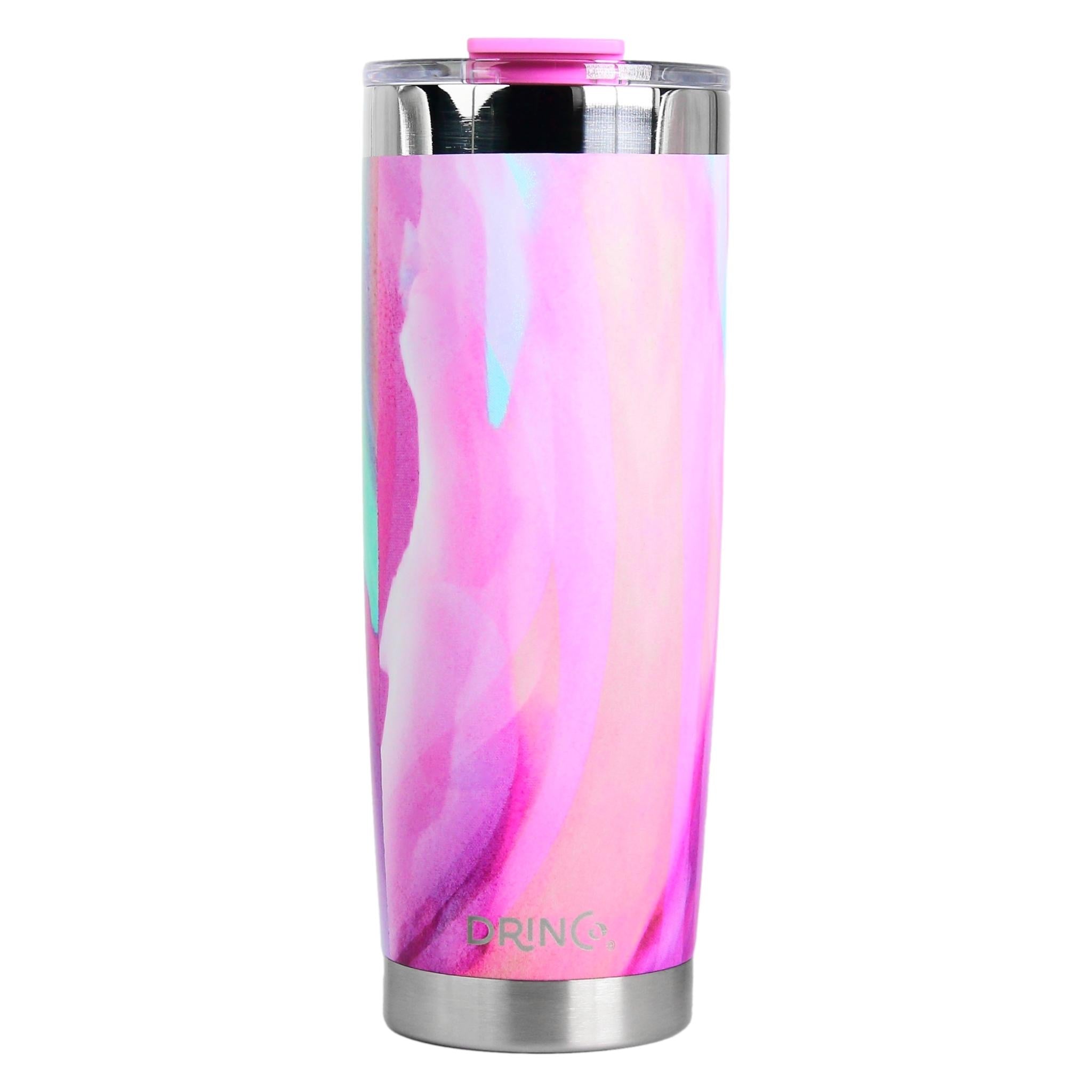 DRINCO® 20oz Insulated Tumbler w/Spill Proof Lid, 2 Straws (Galaxy)-Everyone's Marketplace
