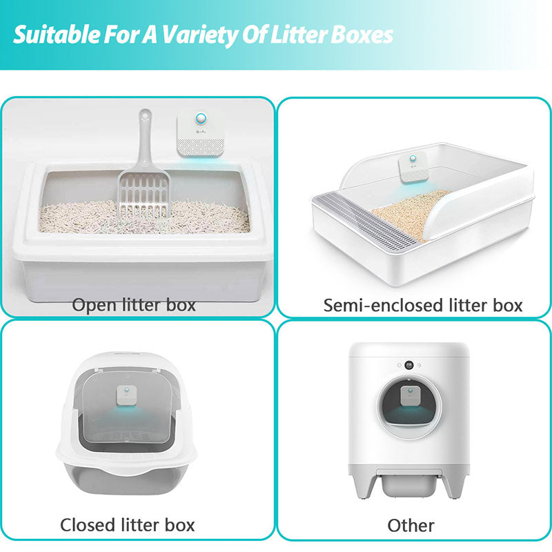 Smart Cat Odor Purifier for Cat Litter Box Deodorizer Dog Air Cleaner-Everyone's Marketplace