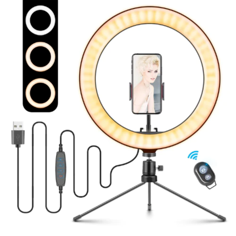 10" Table Top Selfie LED Lamp-Everyone's Marketplace