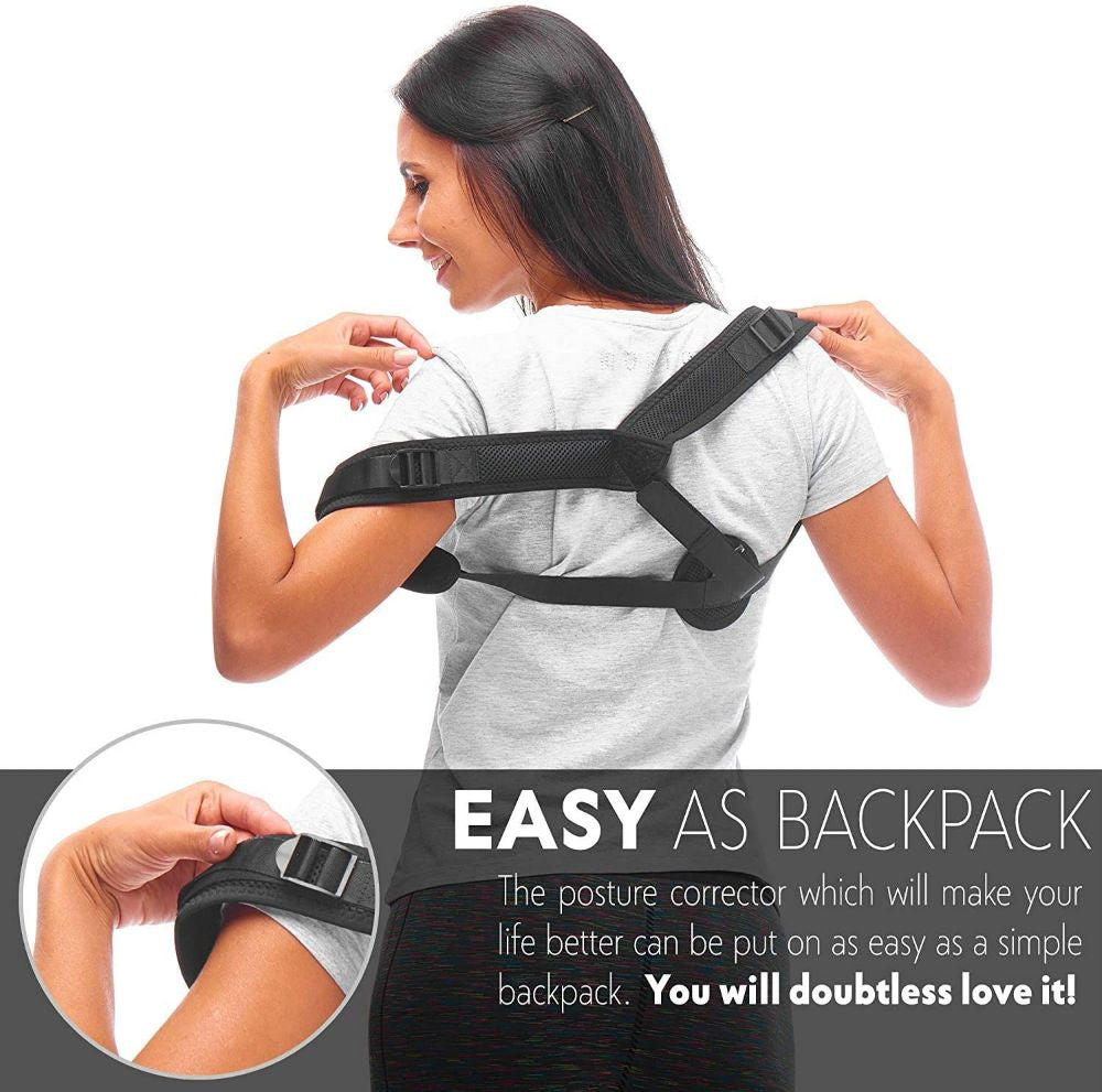 Adjustable Unisex Posture Corrector Brace-Everyone's Marketplace