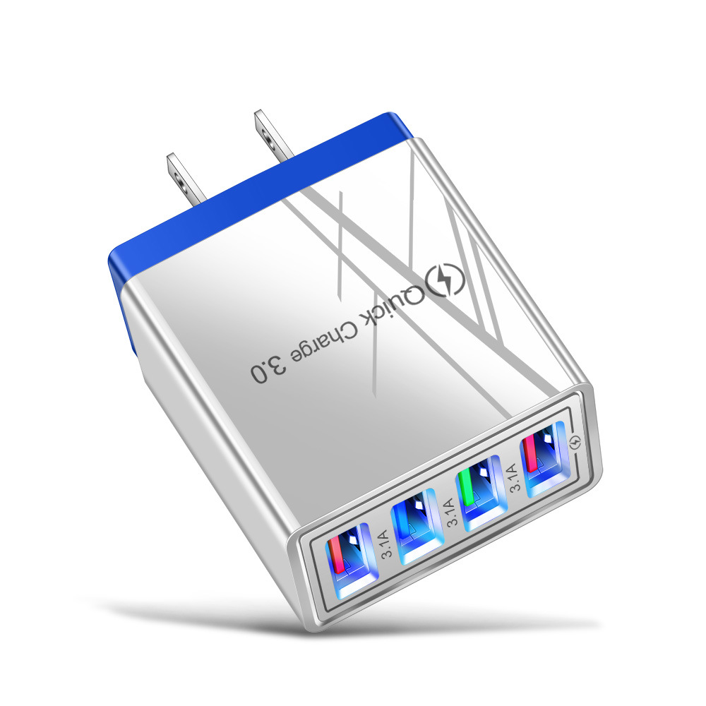 4 USB Charger Quick Charge for iPhone Huawei Samsung-Everyone's Marketplace