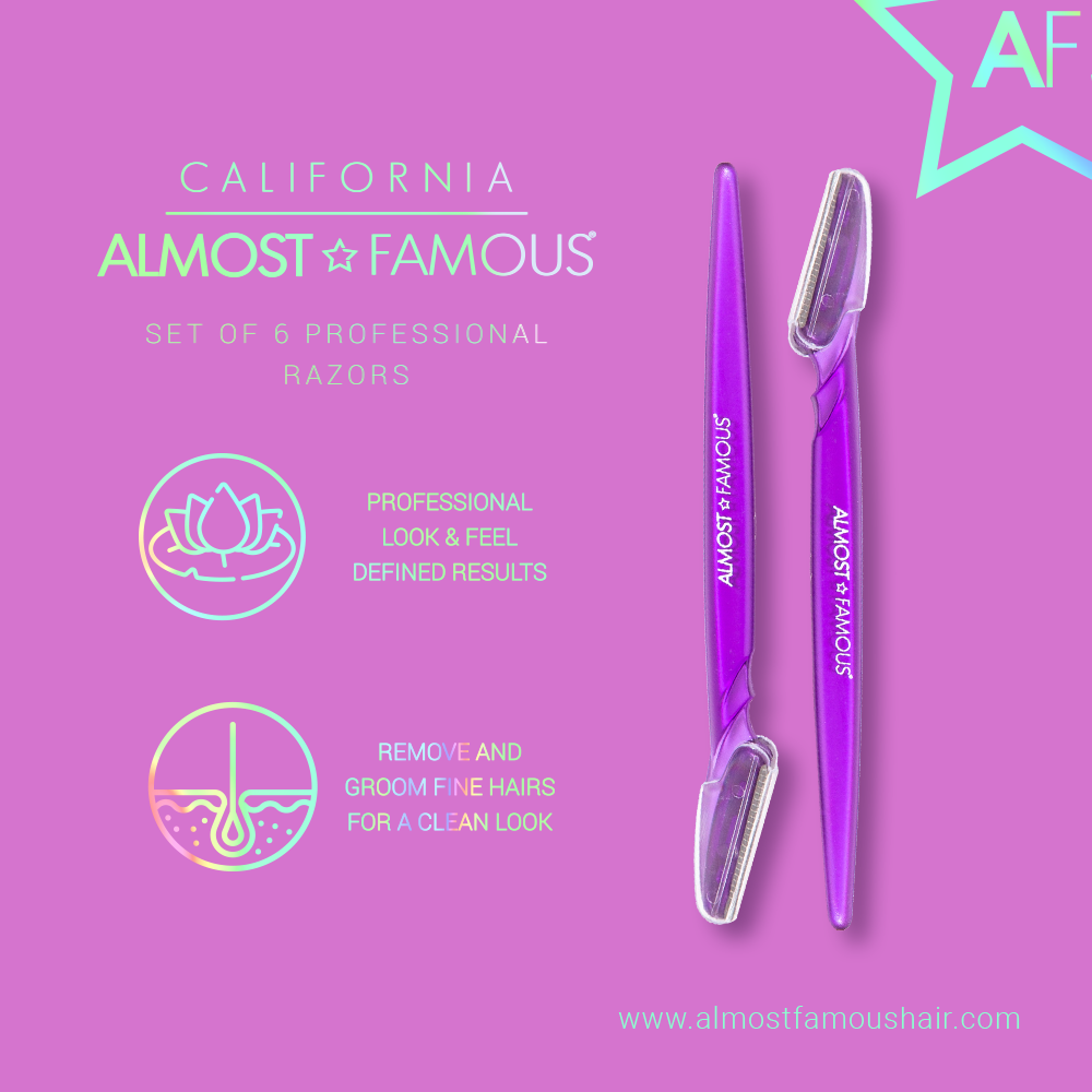 Almost Famous 6-pack Dermaplaning Razors set-Everyone's Marketplace