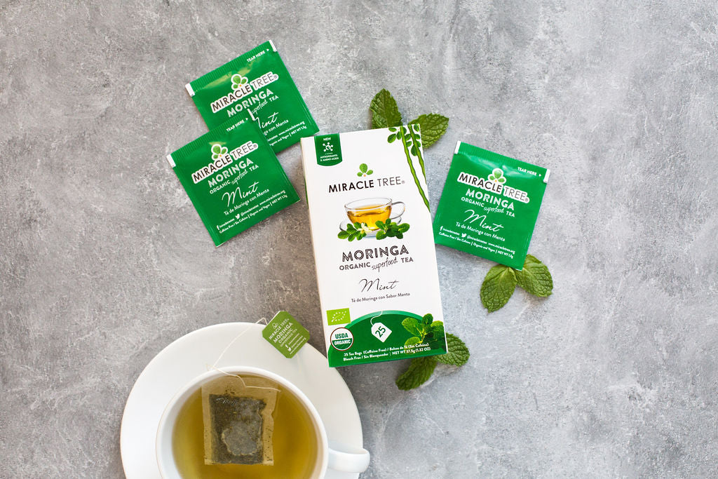 Miracle Tree's Organic Moringa Tea, Mint-Everyone's Marketplace