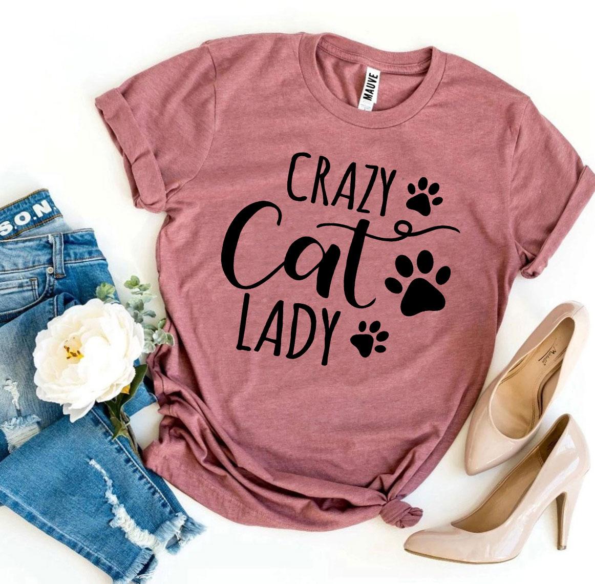 Crazy Cat Lady T-shirt-Everyone's Marketplace
