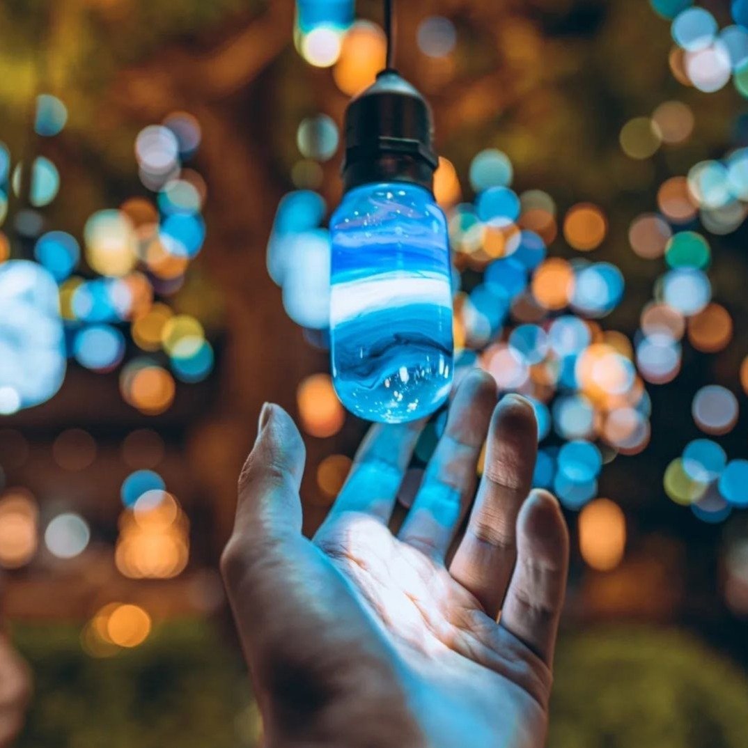 LED Lamp - Blue-Everyone's Marketplace