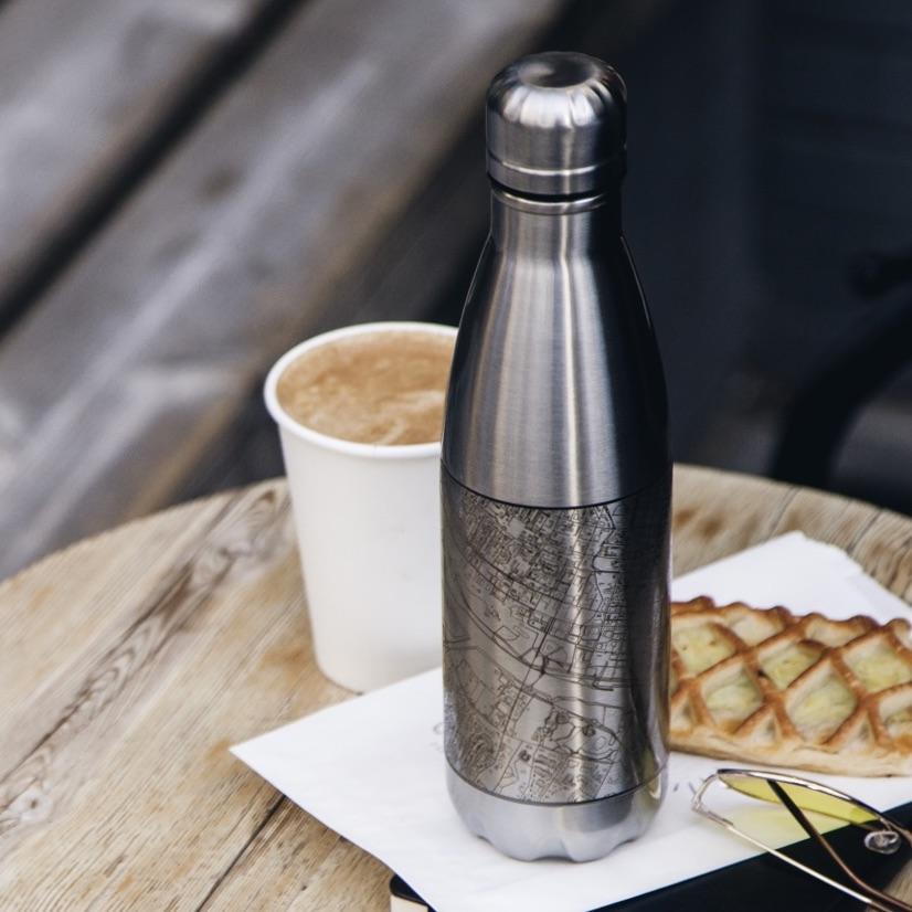 Grand Canyon National Park - Arizona Map Insulated Bottle-Everyone's Marketplace