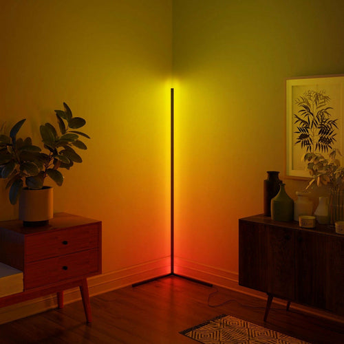 RGB LED Corner Floor Lamps-Everyone's Marketplace