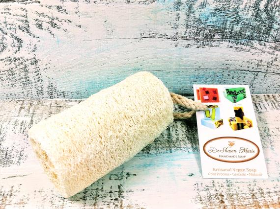 Organic Natural 4" Loofah, loofa, luffa, vegan-Everyone's Marketplace