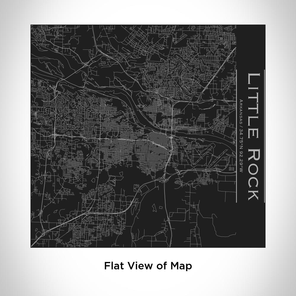 Little Rock - Arkansas Map Tumbler in Matte Black-Everyone's Marketplace