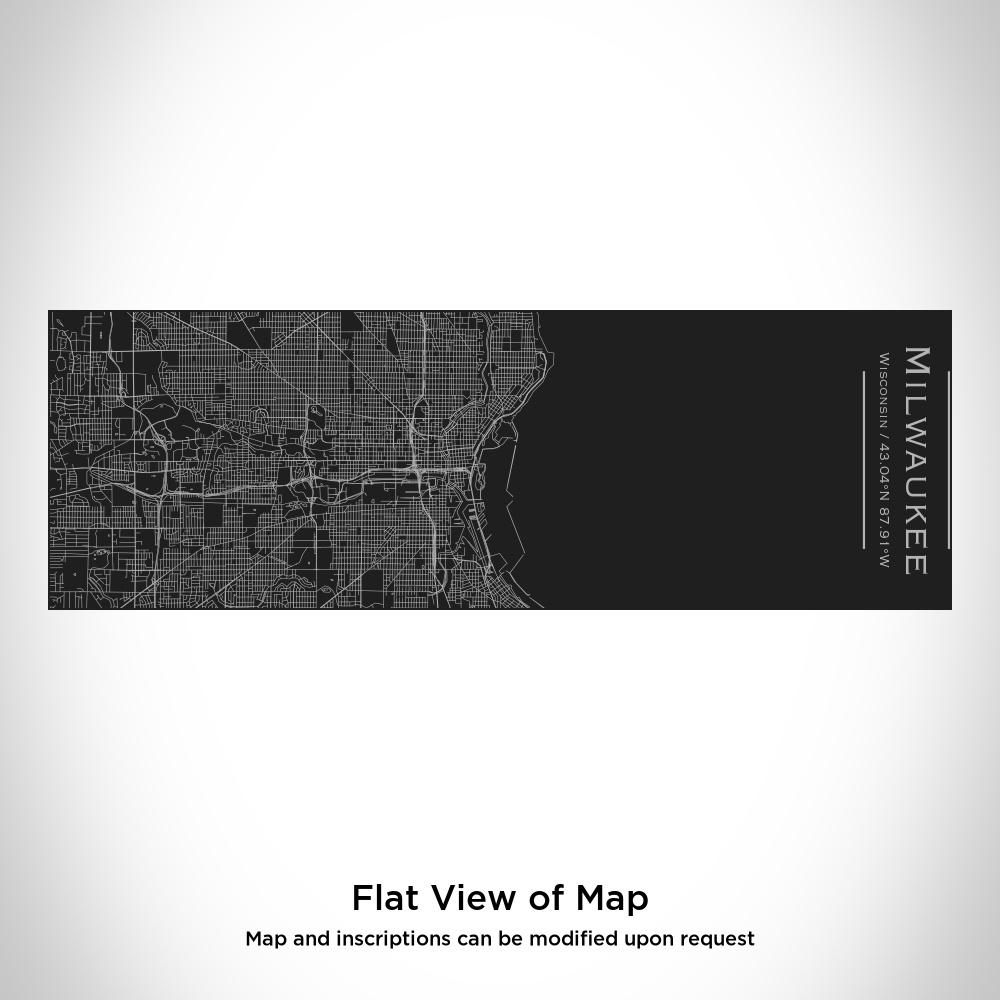Milwaukee - Wisconsin Map Insulated Cup in Matte Black-Everyone's Marketplace