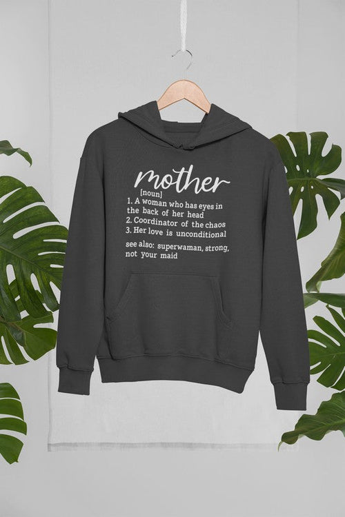 Mom Noun Mom Hoodie-Everyone's Marketplace