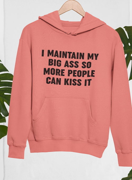 I Maintain It So More People Can Kiss It Hoodie-Everyone's Marketplace