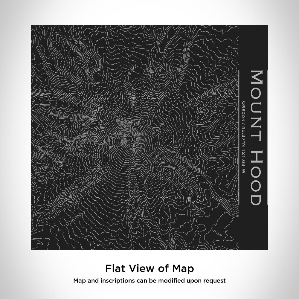 Mount Hood - Oregon Map Tumbler in Matte Black-Everyone's Marketplace