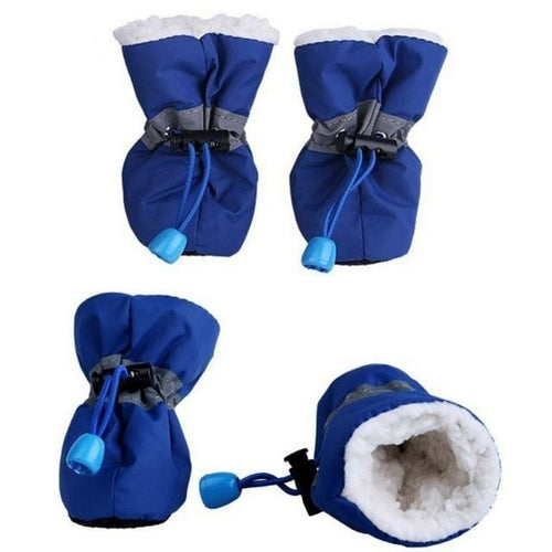 Dogs Winter Warm Shoes 4 PCS Set-Everyone's Marketplace