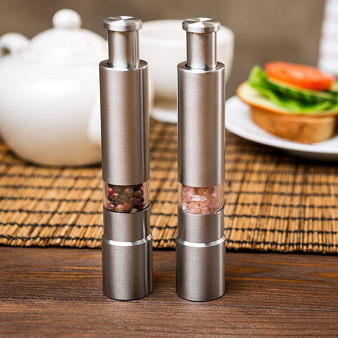 Premium Stainless Steel Salt and Pepper Spice Grinder-Everyone's Marketplace