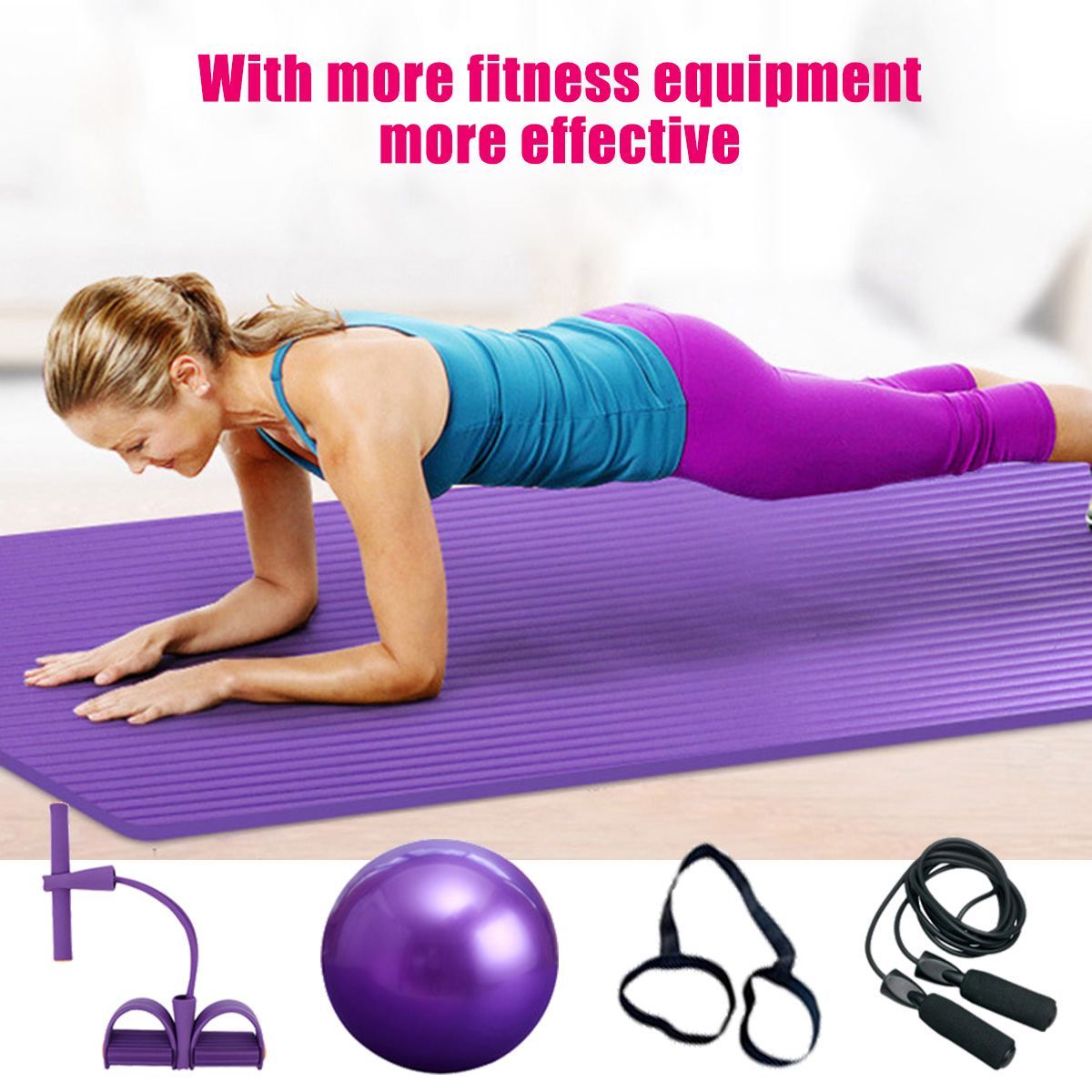 Deluxe Yoga Fitness 5 pcs Exercise Set-Everyone's Marketplace