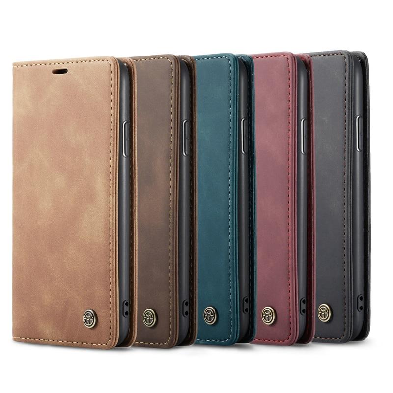 Luxury Magnetic Flip Wallet Case for iPhone 7, 8, X, 11, 12, 13-Everyone's Marketplace
