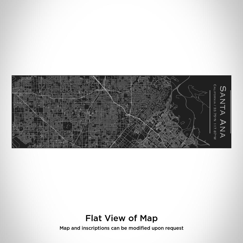 Santa Ana - California Map Insulated Cup in Matte Black-Everyone's Marketplace