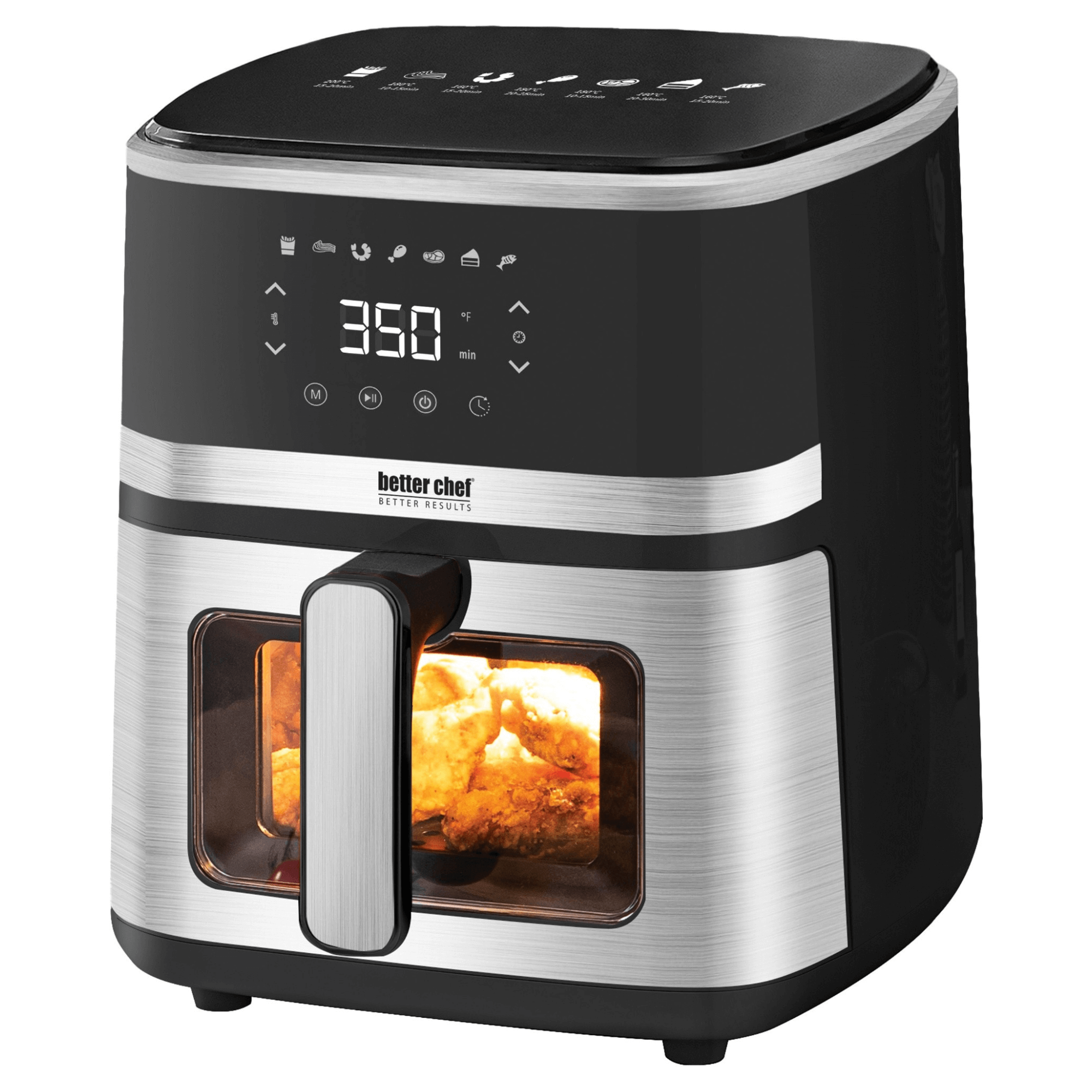 Better Chef Stainless Steel 5L Digital Display Air Fryer-Everyone's Marketplace