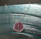 Druse Crystal Pendant on Silver Chain-Everyone's Marketplace