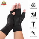 Compression Arthritis Glove Unisex Joint Pain Relief Half Finger Brace-Everyone's Marketplace
