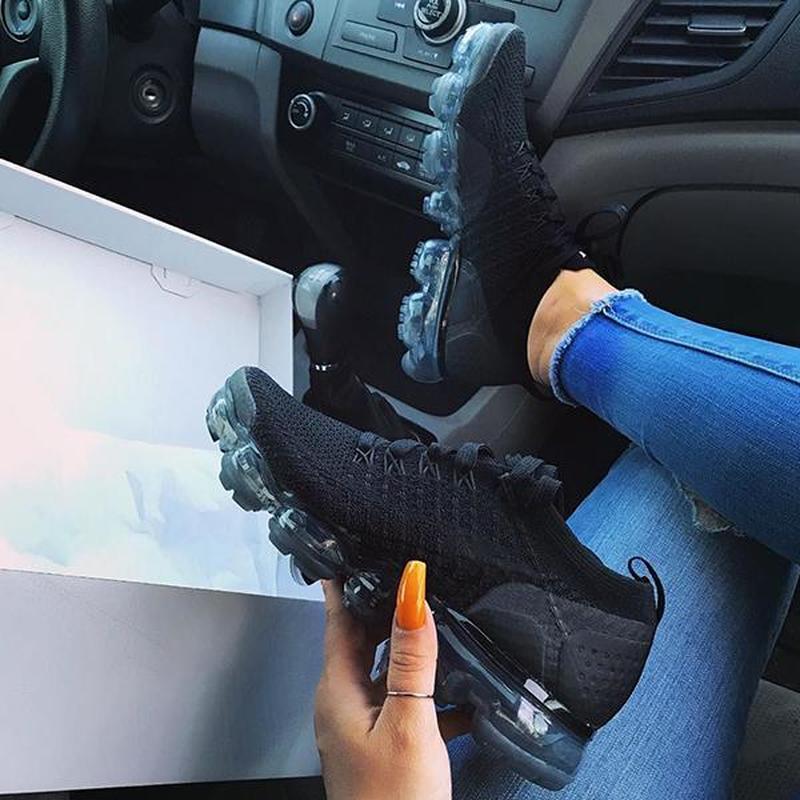 2021 Purple Sneakers Women Casual Shoes Mesh Air-Cushion Flat-Everyone's Marketplace