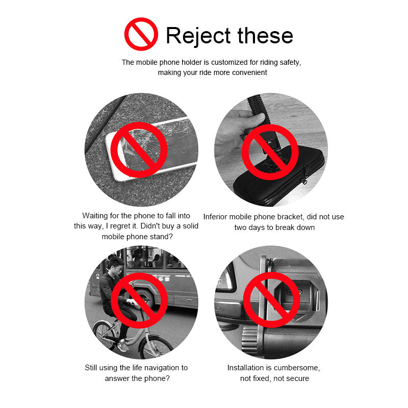 Electric Scooter Mobile Phone Bracket Universal-Everyone's Marketplace