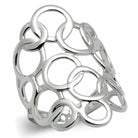 3W170 - Rhodium Brass Ring with No Stone-Everyone's Marketplace