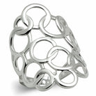 3W170 - Rhodium Brass Ring with No Stone-Everyone's Marketplace
