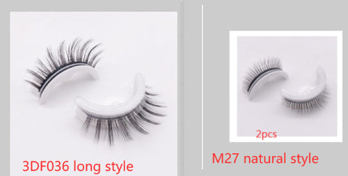 Reusable 3D Mink Lashes Natural False Eyelashes Self Adhesive Fake-Everyone's Marketplace