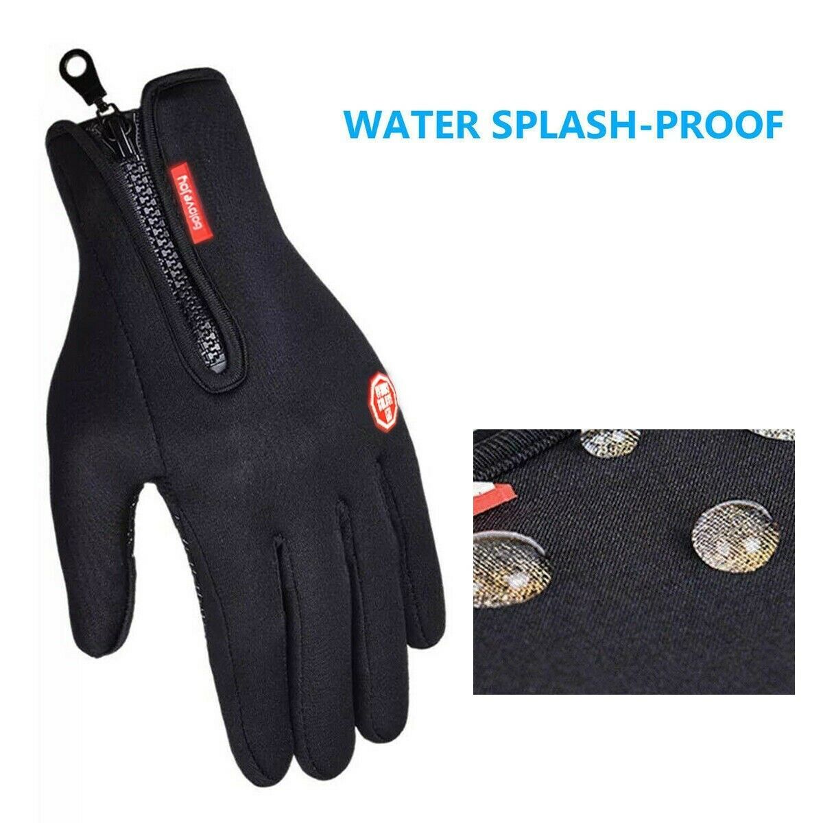 Winter Men Touch Screen Anti Slip Windproof Warm Breathable Gloves SP-Everyone's Marketplace
