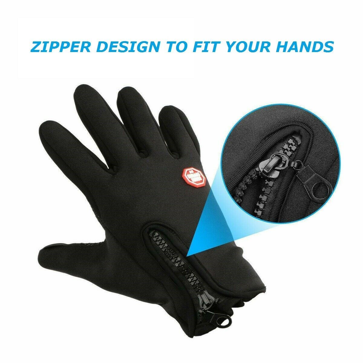 Winter Men Touch Screen Anti Slip Windproof Warm Breathable Gloves SP-Everyone's Marketplace