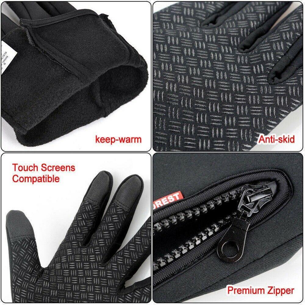 Winter Men Touch Screen Anti Slip Windproof Warm Breathable Gloves SP-Everyone's Marketplace