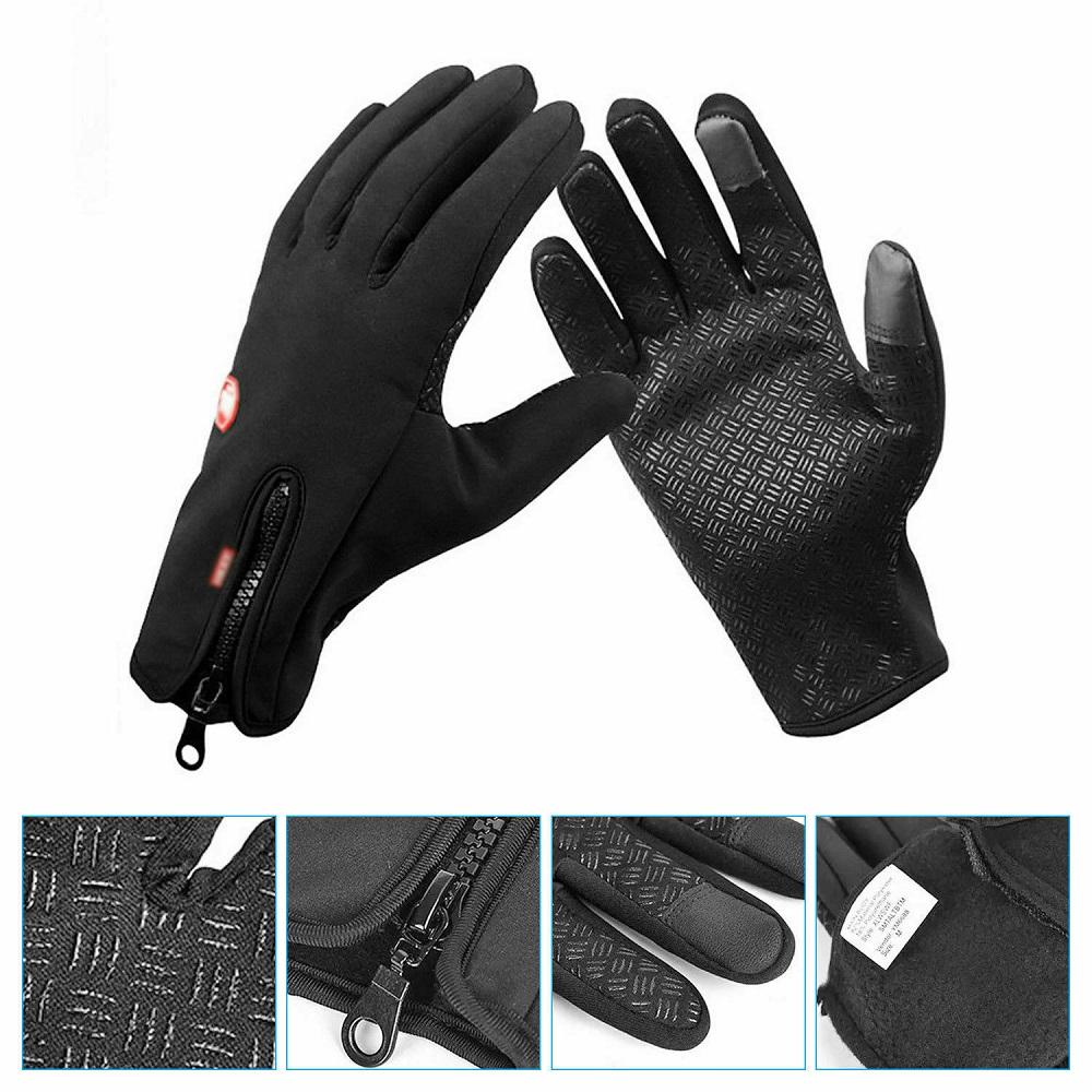 Winter Men Touch Screen Anti Slip Windproof Warm Breathable Gloves SP-Everyone's Marketplace