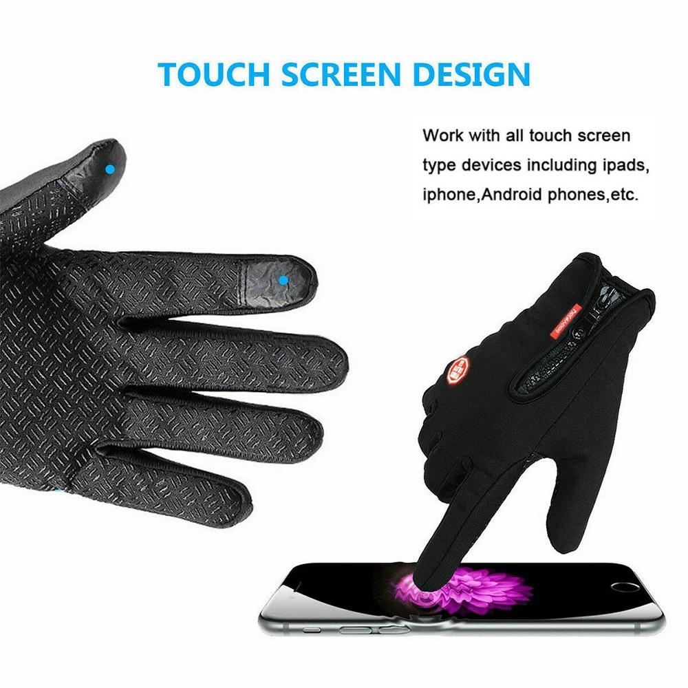 Winter Men Touch Screen Anti Slip Windproof Warm Breathable Gloves SP-Everyone's Marketplace