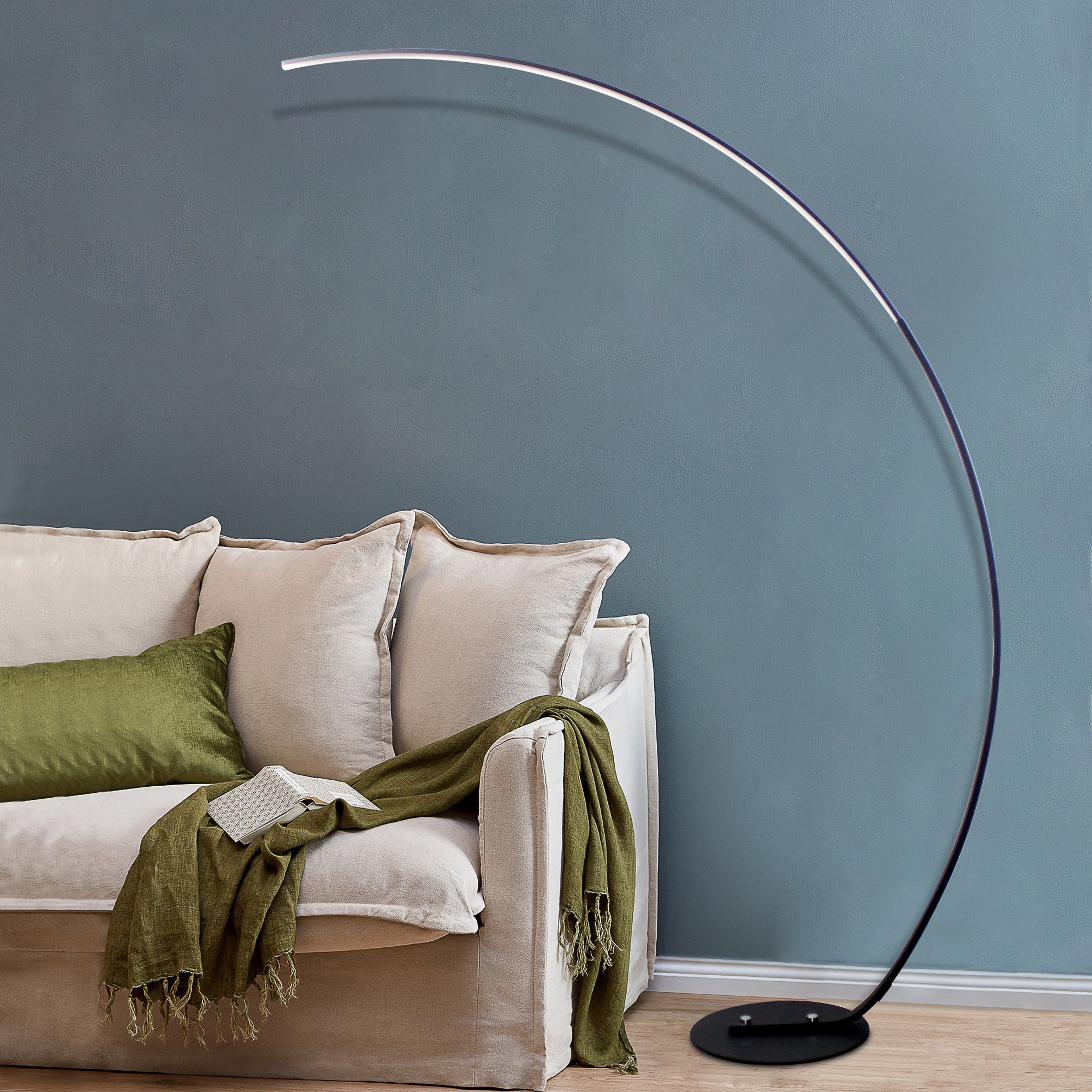 RGBW Modern Curve Floor Lamp | New Version-Everyone's Marketplace