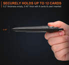 Mens Leather Slim Wallet Credit Card Holder RFID Blocking Pocket ID-Everyone's Marketplace